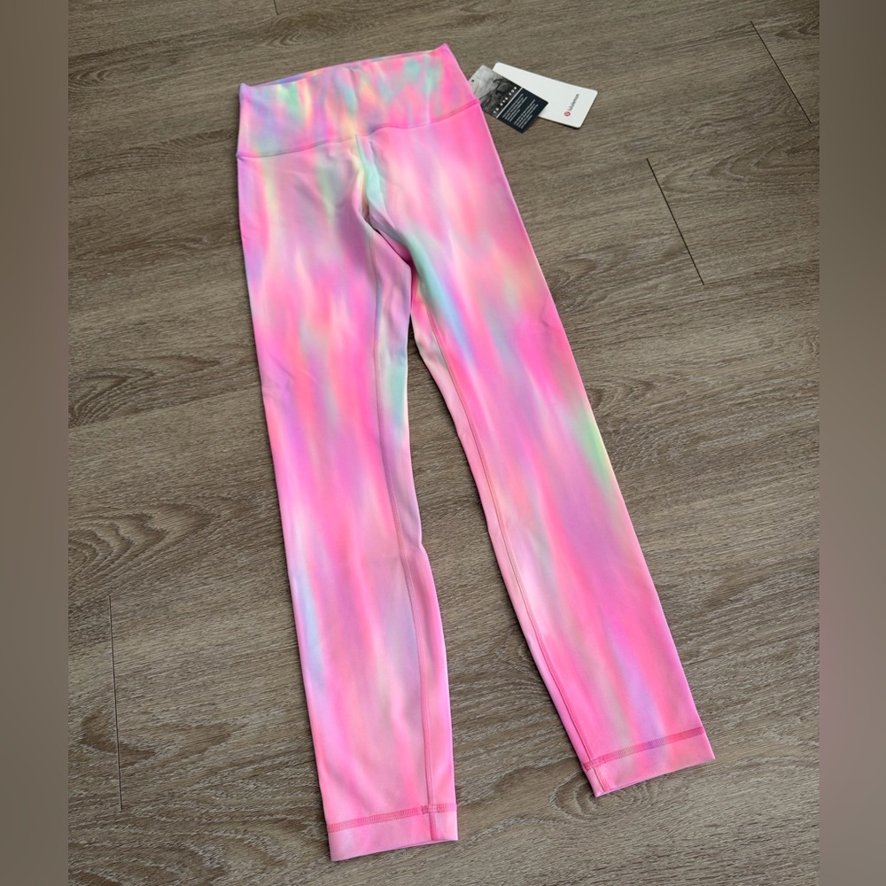 Lululemon Women’s Wunder Train High-Rise Tight 25" Psychedelic Wash Multi Size 4 - Picture 7 of 12